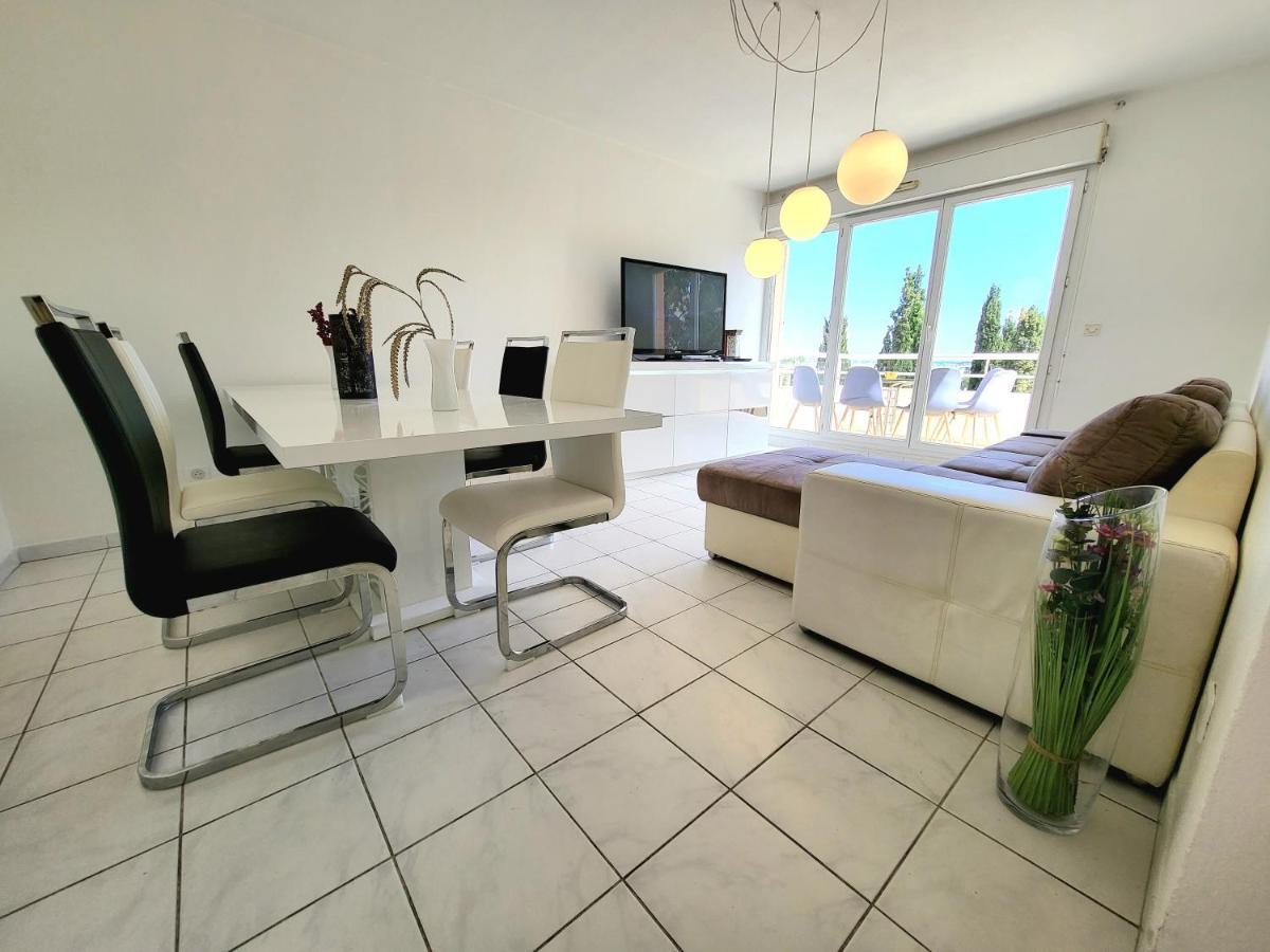 Appart Luxueux 3 Pieces, Piscine, Mer, Terrasse Cannes Eksteriør bilde