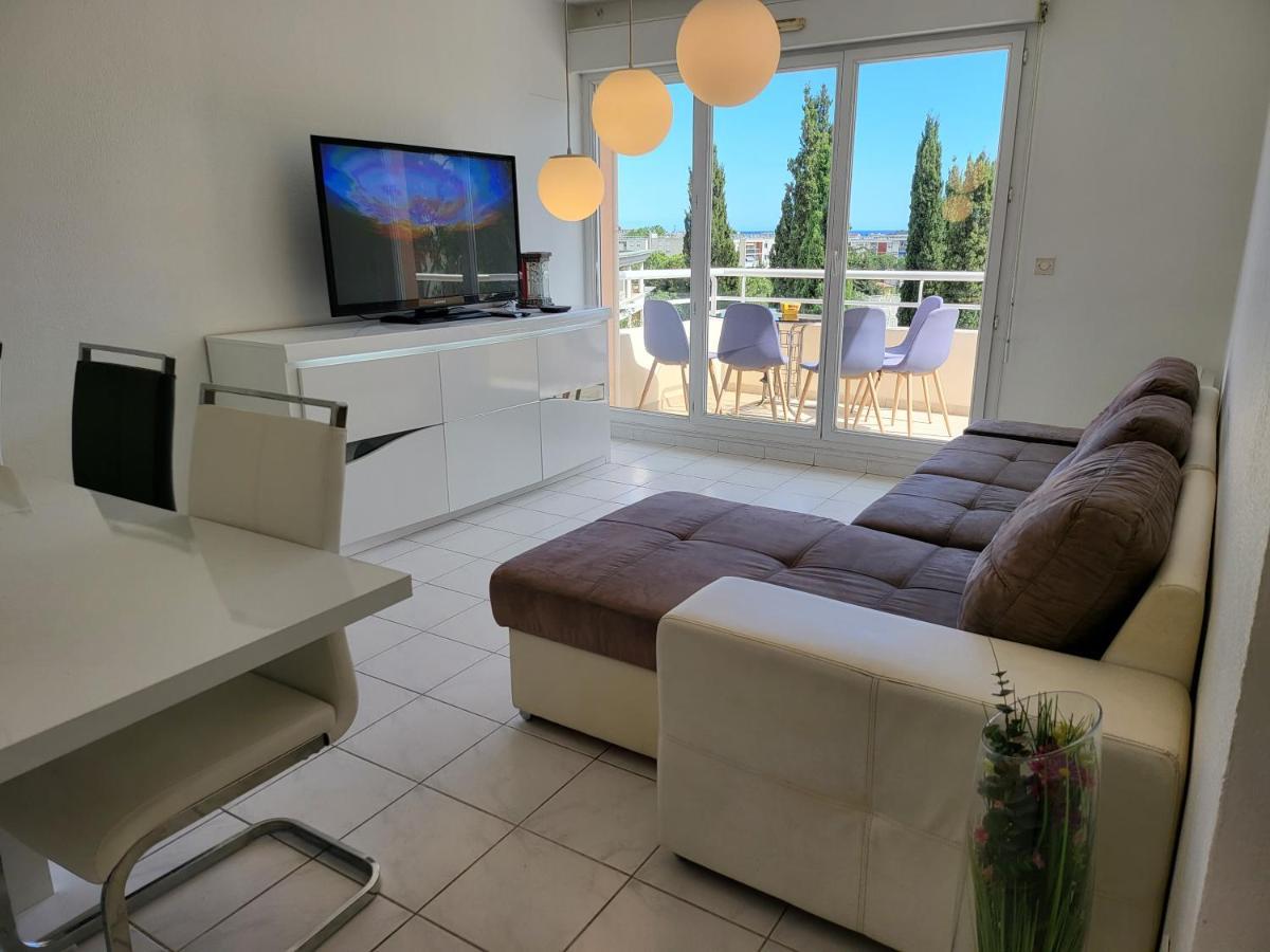 Appart Luxueux 3 Pieces, Piscine, Mer, Terrasse Cannes Eksteriør bilde